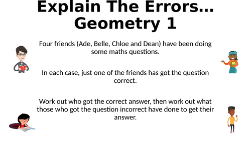 Explain The Errors - Geometry 1