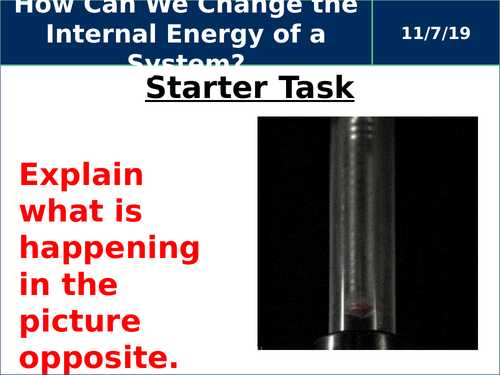 AQA A Level Physics Unit 11 Engineering - Thermodynamics PPTs