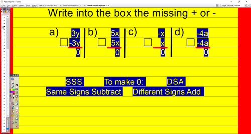 Simultaneous Equations Lesson for Tutors