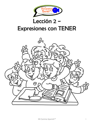 Tener Expressions Spanish 15 Fun Worksheets Teaching Resources 0431