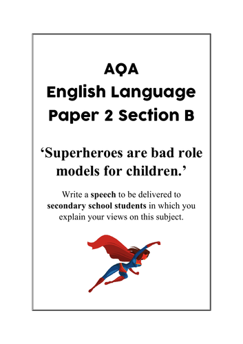 Persuasive Speech Exemplar (Top Band): AQA English Language