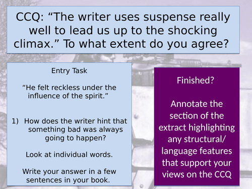 Language Paper 1- The Sniper