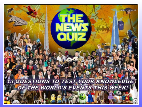 The News Quiz 11th -18th November 2019 Form Tutor Time Current Affairs