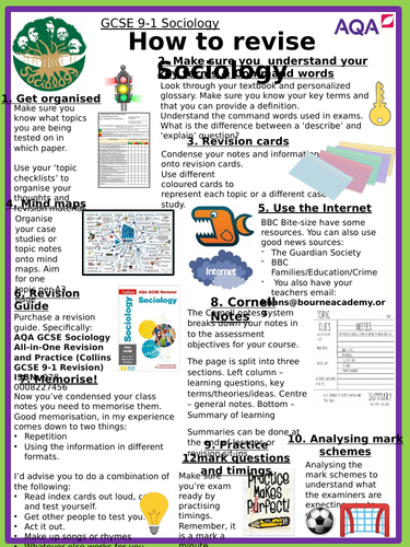 GCSE Sociology - How to Revise Sociology