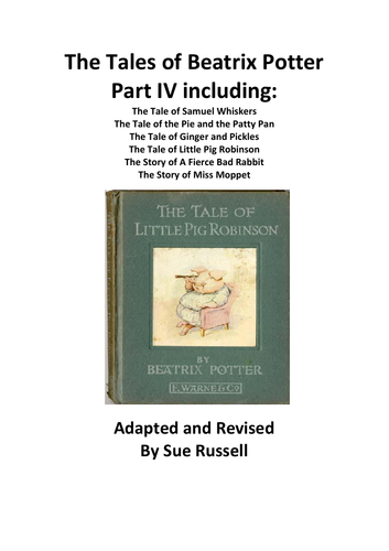The Tales of Beatrix Potter Guided Reading Part IV | Teaching Resources
