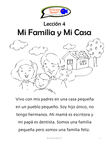 My Family My House 13 Fun Worksheets Teaching Resources