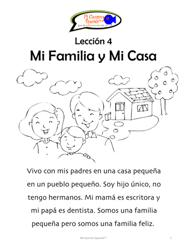 My Family & My House! (13 fun worksheets!)