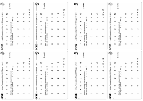 BIDMAS - 4 Operations - GCSE Questions - Foundation - AQA