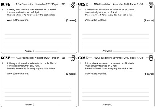 Real-Life Problems with Decimals - Non-Calculator - GCSE Questions - Foundation - AQA