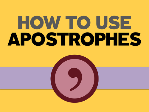 Apostrophes