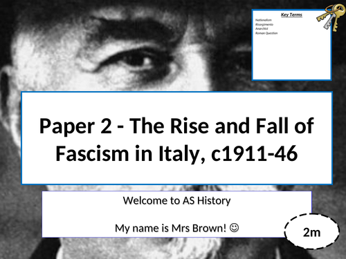 Edexcel A Level History: An introduction to Liberal Italy