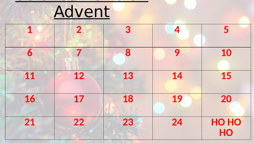 GCSE Science Advent Calendar
