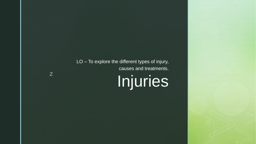 Sports injuries Cambridge IGCSE PE