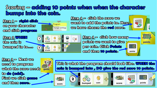 Kodu Games Lab - scoring system