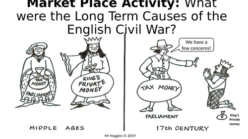 Market Place Activity - Long Term Causes of the English Civil War
