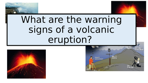 Warning signs of volcanic eruptions