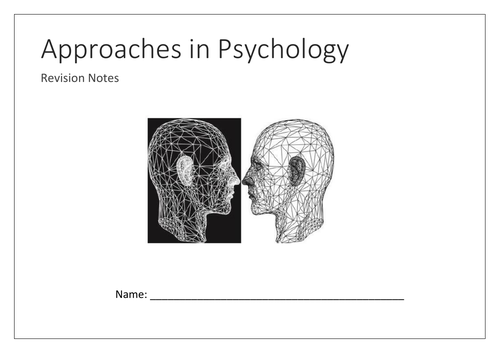 Approaches mind map booklet