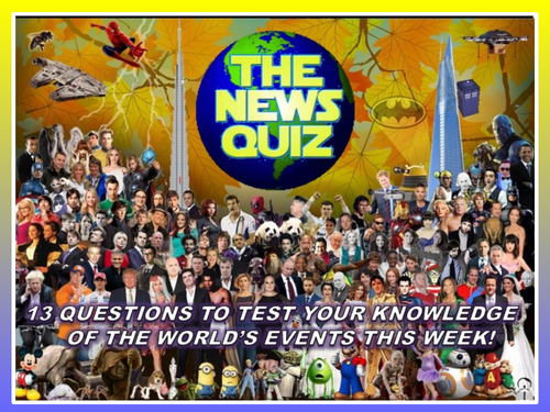 The News Quiz 18th - 25th November 2019 Form Tutor Time Current Affairs