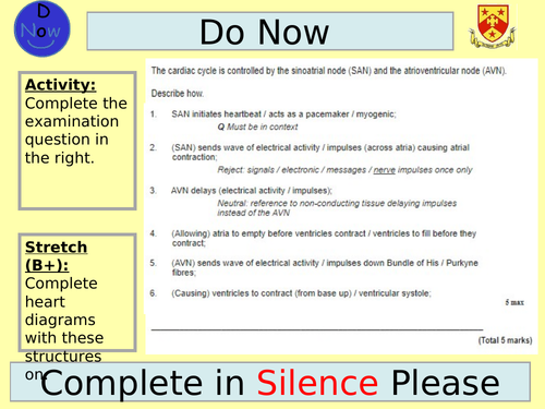 The Cardiac Cycle (AQA Biology A-Level)
