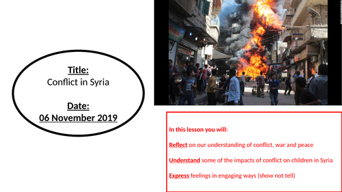 Reflecting On Conflict (PPT only)