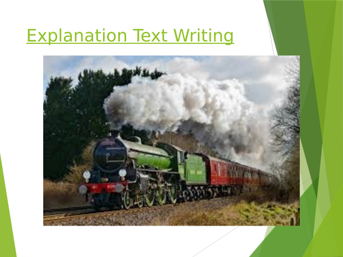 KS1 Non-fiction Steam Enging Explanation Text planning