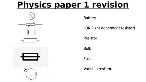 AQA Trilogy Physics Paper 1 Revision Lesson