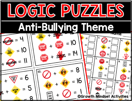 Emergency Sub Plans Math Logic Puzzles