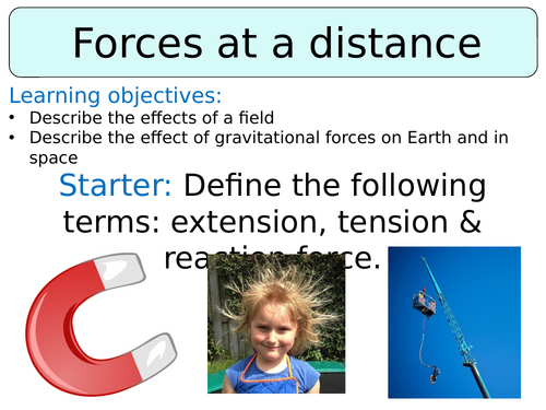 KS3 ~ Year 7 ~ Forces At A Distance: Non-Contact Forces