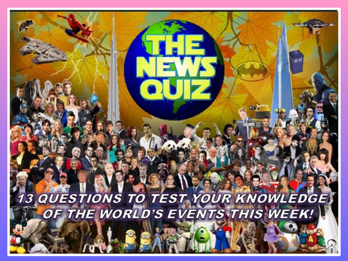 The News Quiz 25th November - 2nd December 2019 Form Tutor Time Current Affairs