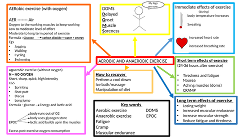 AQA GCSE PE knowledge organisers | Teaching Resources