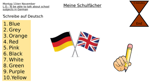 School subjects German