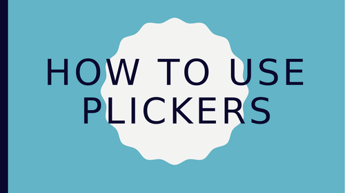 Plickers step by step user guide