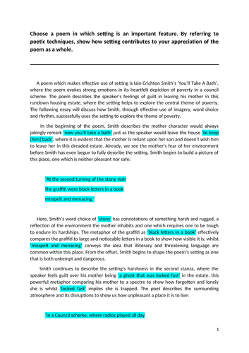 nat 5 reflective essay examples