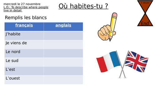 Ou habites-tu ?