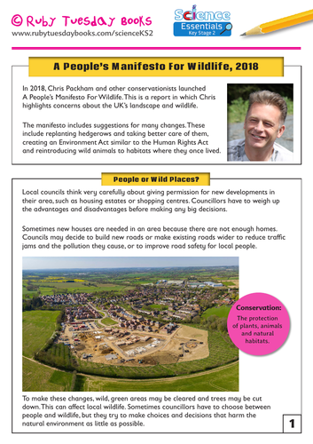 Helping Your Local Area - Make a Wildlife Manifesto