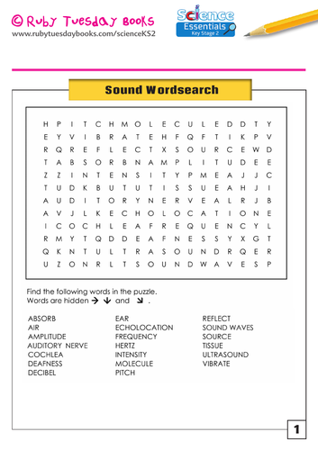 Sound - Word Search