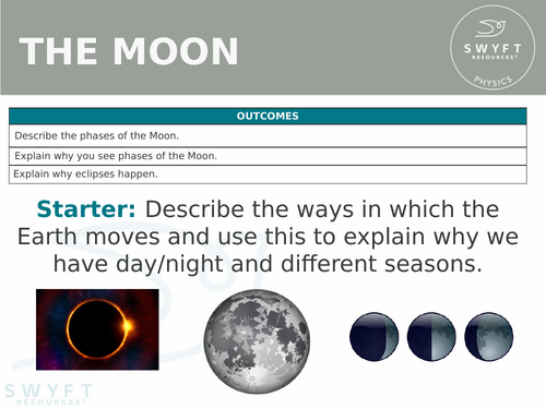 KS3 ~ Year 7 ~ The Moon