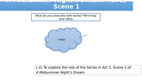A Midsummer Night's Dream: Act 2, Scene 1