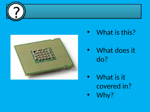 CPU's an introduction GCSE