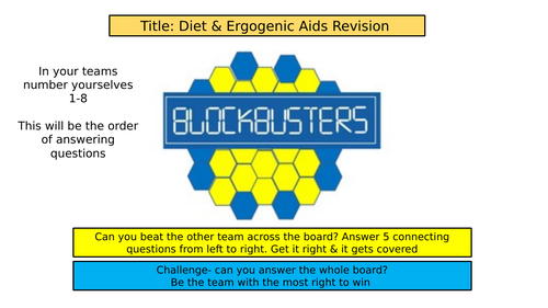 OCR A LEVEL PE- Blockbusters Revision