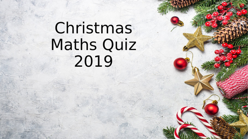 KS2 Christmas Maths Quiz (with answers!)