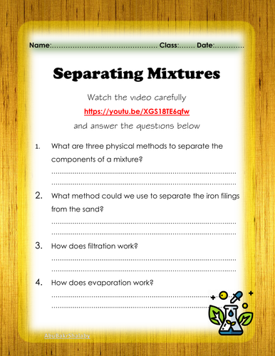 Separating Mixtures