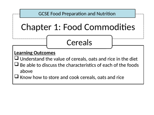Food Commodities - Cereals