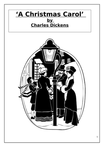 ‘A Christmas Carol’ (Charles Dickens) 14 Extracts with Comprehension Questions
