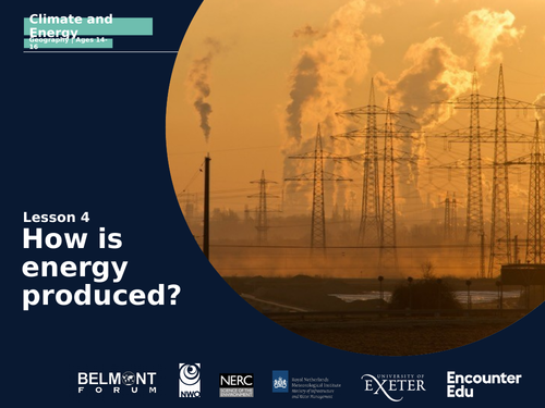 Climate and Energy KS4: How is energy produced?