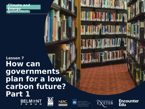 Climate and Energy KS4: Energy presentation preparation