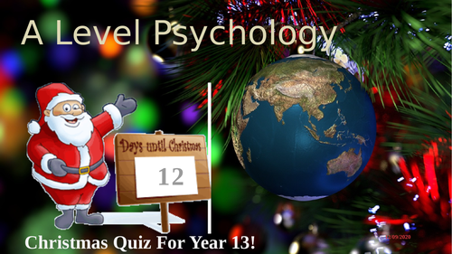 A Level Psychology Christmas Quiz