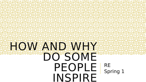 Inspirational Figures - 6 lesson plans and resources