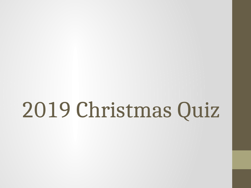 The Very Best 2019 Geography End of Term Quiz