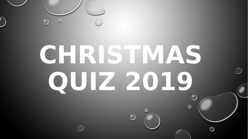 Christmas Quiz 2019 40 Questions With Answers Teaching Resources